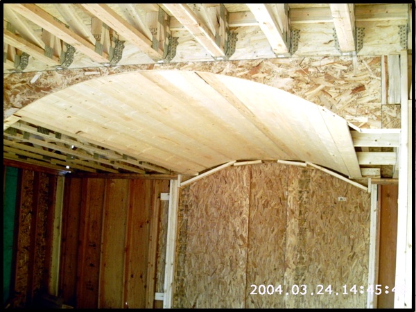Special arched ceiling